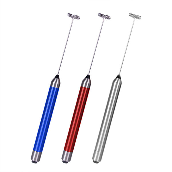 Battery Operated HandHeld Electric Whisk Stainless Steel Milk Frother
