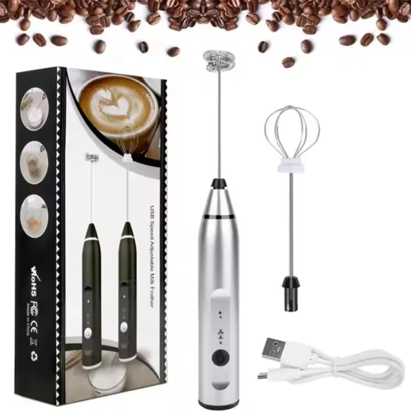 Electric Beater Milk Foamer Egg Blender Mixer Milk Whisk Handheld Milk Frother