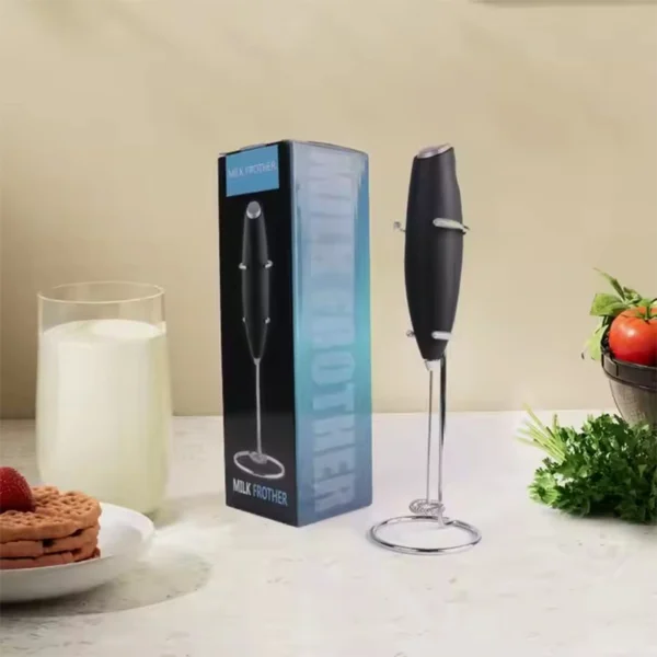 Top Seller Custom logo Handheld Electric Milk Frother With Stand