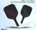 carbon fiber pickleball paddle