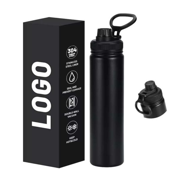 Large Capacity Customized Logo Vacuum Insulated Sports Flask for Outdoor Travel