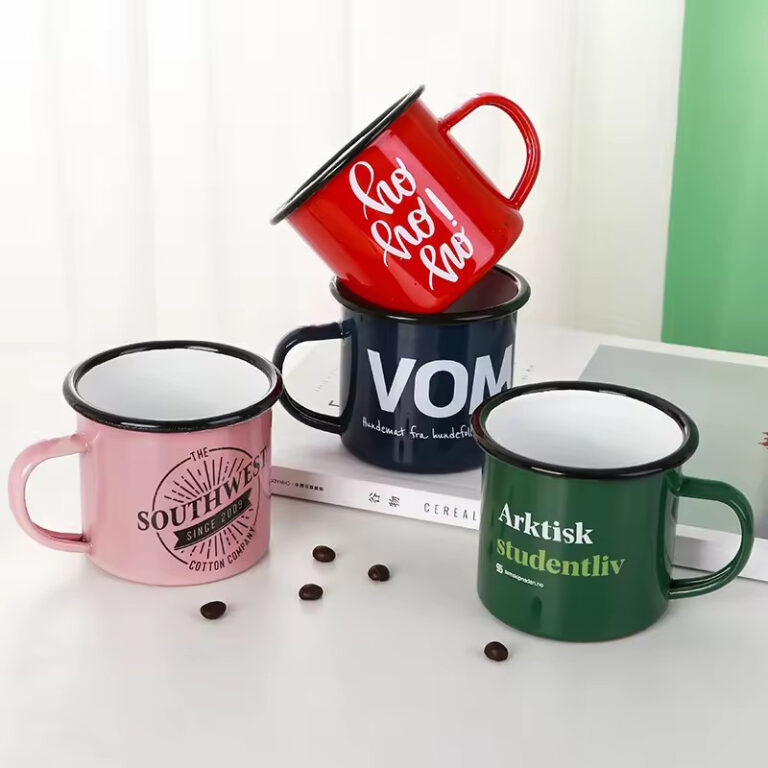 350ML Enamel Coffee Mugs