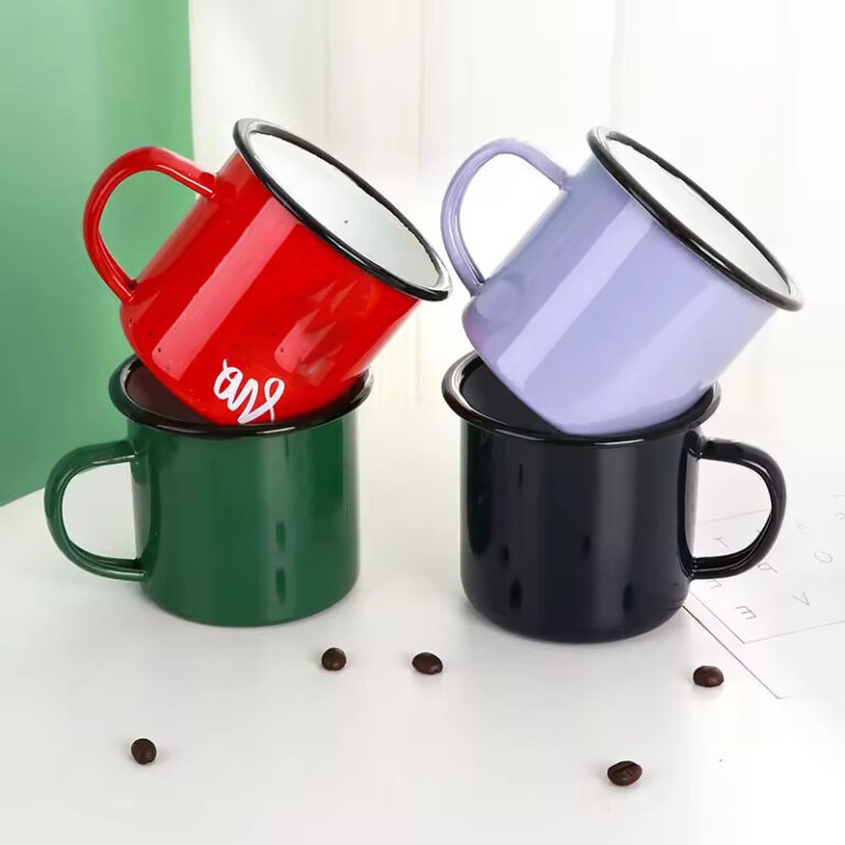 350ML Enamel Coffee Mugs