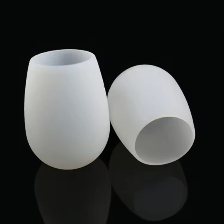 Customized logo Silicone Wine Glasses