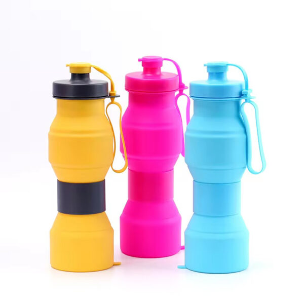Insulated Silicone Sports Water Bottle
