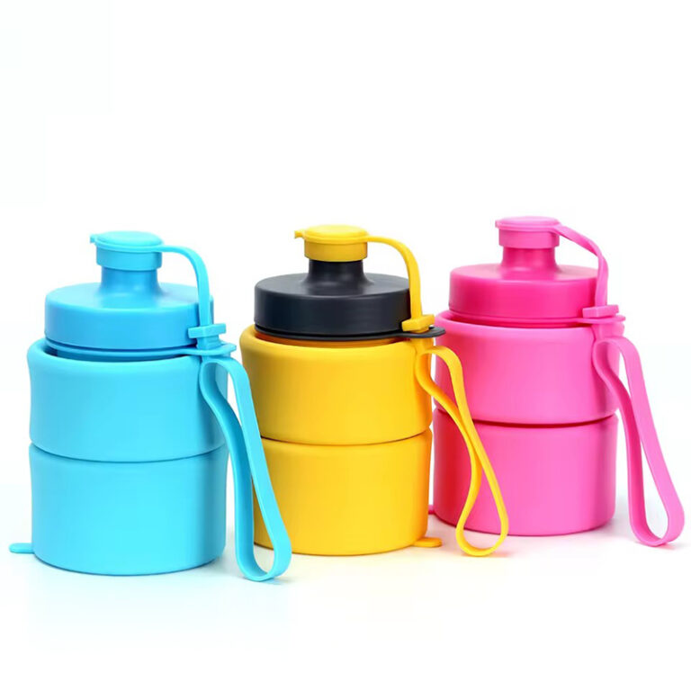 Insulated Silicone Sports Water Bottle