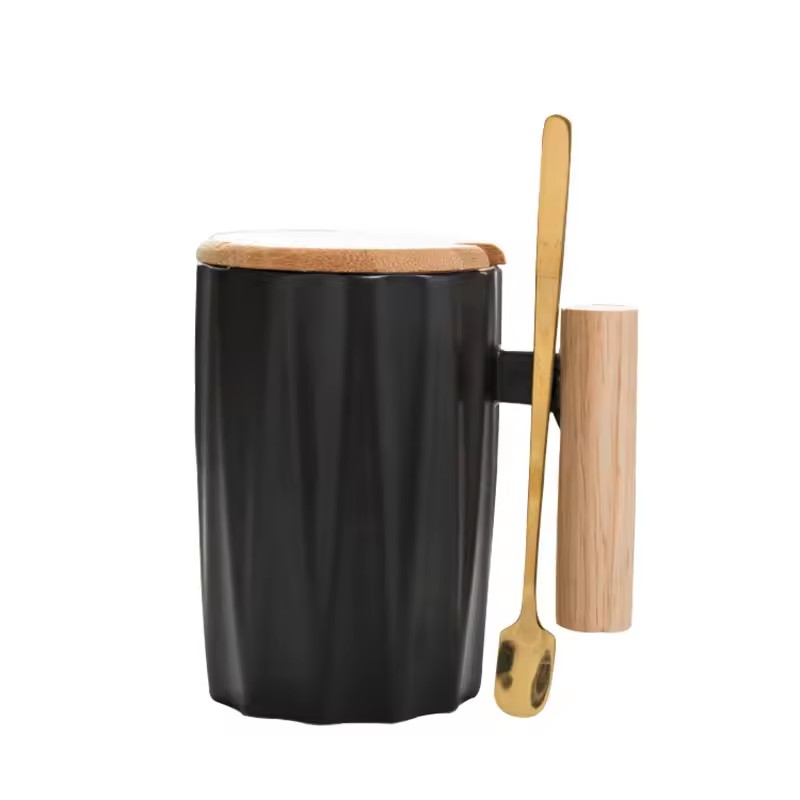 High quality wooden coffee mug