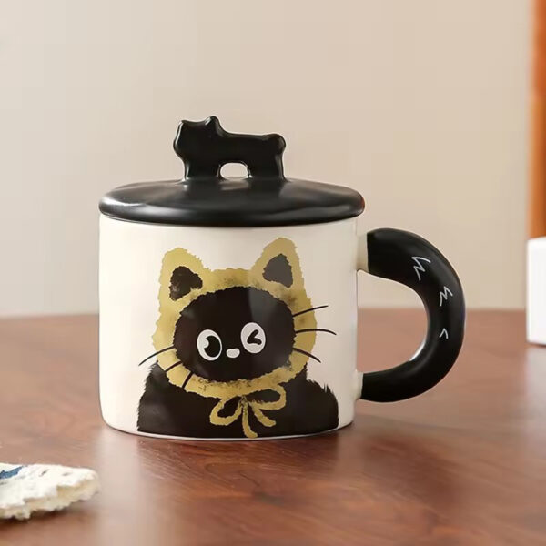 Cute Cat Ceramic Coffee Cup with High Value Gift Box for Home or Office Use High Quality Water Cup for Girls and Couples