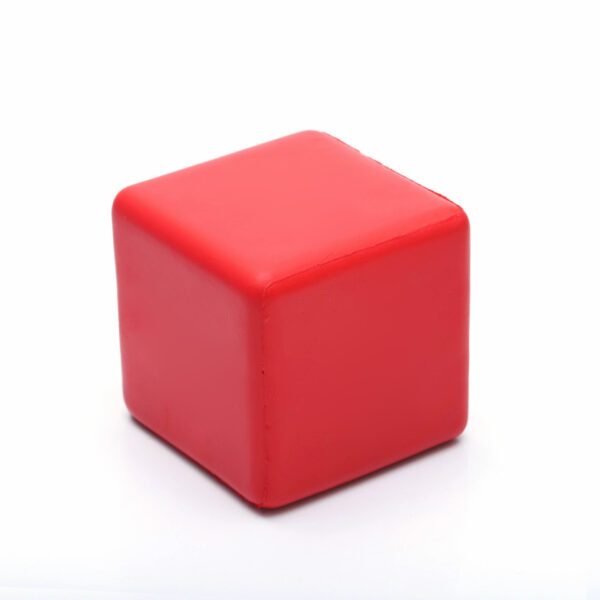 Custom Logo Squishy PU Foam Anti Stress Cube Stress Ball