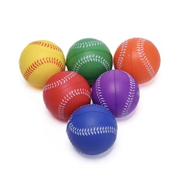 High Quality PU Foam Baseball Promotional Sports Ball Toys Baseball Shaped Anti Stress Ball