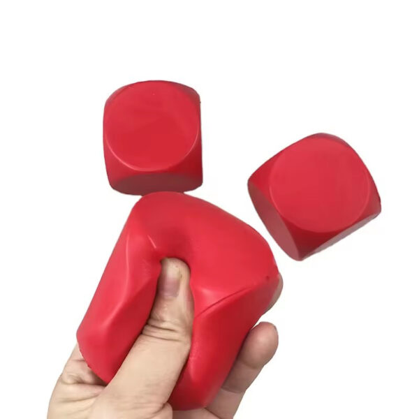 Custom Logo PU Foam Anti-Stress Round Cube Promotional Stress Relieve Ball for Automotive & Insurance