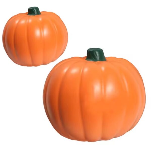 Hot Sale Customize Logo Anti Stress Pumpkin Shaped PU Ball Stress Relief Toy
