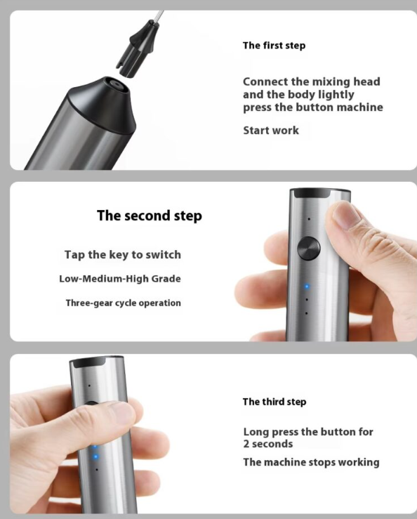 Durable commercial milk frother