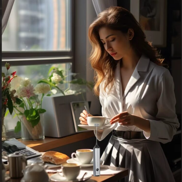 Durable commercial milk frother