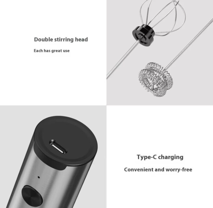 Durable commercial milk frother